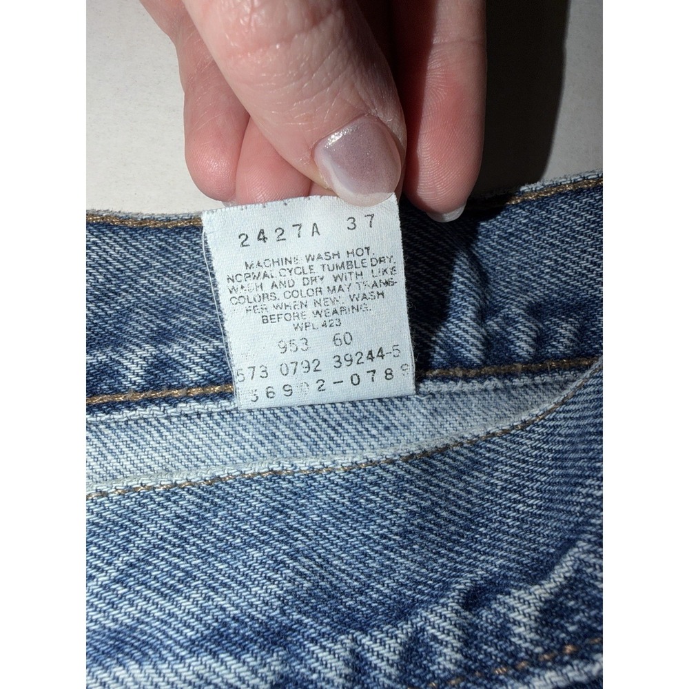 VTG 90s Levi's 900 Series Mom Jeans Womens 16 Tapered Leg High Waist USA - Picture 6 of 10